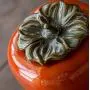 RUIKA Tea Storage Containers lovely persimmon Tea Tins Food Storage Jar, Ceramics Tea Canister Traditional Tea Caddy (L(1pack+box)) RUIKA Tea Storage Containers lovely persimmon Tea Tins Food Storage Jar, Ceramics Tea Canister Traditional Tea Caddy (L(1pack+box))