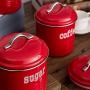 Metal Sealed Jars, Kitchen Household Grain Storage Tanks, Storage Spices/Candies/Oat Flakes/Coffee Beans