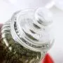 Shelf Floating Thickening Glass Storage Jar Tea Sealed Jar Food Cans Bamboo Cover Storage Tank Glass Bottles 450ml / 600ml / 750ml. (Size : S)