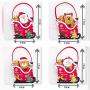 Best Quality Brand Cute Santa Claus Deer Bear Snowman Christmas Candy Bag Can Decor, Christmas Felt Stocking - Christmas Reindeer Fabric, Christmas Shirt, Funny Socks Men, Snowmen Heads