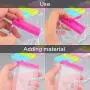 6Pcs/Set Spice Jar Seasoning Box Kitchen Spice Storage Bottle Jars Transparent PP Salt Pepper Cumin Powder Box Tool 6Pcs/Set Spice Jar Seasoning Box Kitchen Spice Storage Bottle Jars Transparent PP Salt Pepper Cumin Powder Box Tool