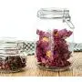 Bouteilles en verre carrées de 3 litres Kingrol avec couvercle étanche, bocaux de rangement à large goulot, 2 pack Bouteilles en verre carrées de 3 litres Kingrol avec couvercle étanche, bocaux de rangement à large goulot, 2 pack
