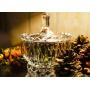 New 2018 Crystal Castle design Glass covered Storage Jar, Candy Dish Box