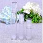 6PCS 10ml/0.34oz Empty Refillable Clear Plastic Airless Vacuum Pump Press Bottle Travel Packing Cream Lotion Bottle Containers Storage Jar Pot Vial For Cosmetic Toiletries Liquid Sample