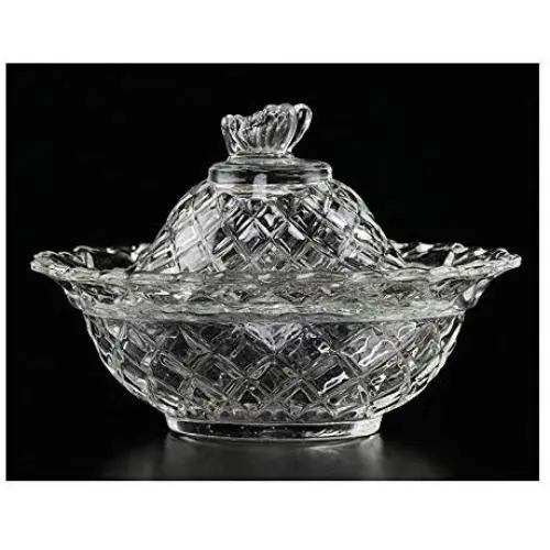 Glas Candybehälter mit Kristall-Transparentem Glas, Deckel, Gewürzbehälter, Teebehälter, Obstzuckerbehälter, 7. Zuckerzylinder, 1216,511 cm