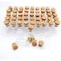 24PCS 16x23mm Clear Mini Small Tiny Glass Bottles Jars Vials with Wood Corks Top for Message Accessories Storage Arts Craft DIY Decoration Samples Blood Wishing Drifting(1ml) 24PCS 16x23mm Clear Mini Small Tiny Glass Bottles Jars Vials with Wood Corks Top for Message Accessories Storage Arts Craft DIY Decoration Samples Blood Wishing Drifting(1ml)
