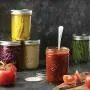 Bouteilles en verre Mason à large goulot (16 oz/Pint capacité) - 12 unités. Avec couvercles étanches et anneaux - Pour la mise en conserve, la fermentation, le confit, la congélation - Décoration de bocaux. Sûr micro-ondes et lave-vaisselle. + Ouvre-bocau Bouteilles en verre Mason à large goulot (16 oz/Pint capacité) - 12 unités. Avec couvercles étanches et anneaux - Pour la mise en conserve, la fermentation, le confit, la congélation - Décoration de bocaux. Sûr micro-ondes et lave-vaisselle. + Ouvre-bocau