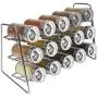 3-stufige Gewürzregal Organizer von Sorbus mit 15 Glas-Gewürzflaschen, ideal für Arbeitsflächen, Schränke, Küche, Esszimmer, Vorratskammer Aufbewahrung