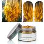 MOFAJANG Hair Coloring Dye Wax Styling Cream Mud, Natural Hairstyle Cream Wash out easily, Temporary Hair Dye Wax for Party, Cosplay & Halloween, Nightclub, 4.23 oz (Gold)