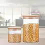 Glass Caddies Storage Jar, High Borosilicate Glass, Airtight Sealing Ring, More Size for Tea Coffee Herb Spices Sugar etc. (6.5x10cm) Glass Caddies Storage Jar, High Borosilicate Glass, Airtight Sealing Ring, More Size for Tea Coffee Herb Spices Sugar etc. (6.5x10cm)