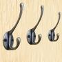 JUSTDOLIFE 12PCS Coat Hook Creative Multipurpose Wall Hook Hat Hook with Screws for Clothes