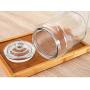 YTF-Glass sealed cans, large transparent kitchen storage tank, easy to clean, insect proof and moisture proof