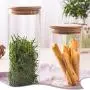 CloverUS Kitchen Storage Bottle Portable Size Store Food Ingredient Classification Jar CloverUS Kitchen Storage Bottle Portable Size Store Food Ingredient Classification Jar