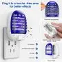 GLOUE Zapper Electric, Bug Zapper Electronic Insect Killer Flies Pests Trap Indoor, Mosquito Killer with Blue Light for Backyard, Patio, Bedroom, Kitchen, Office (6 Packs) GLOUE Zapper Electric, Bug Zapper Electronic Insect Killer Flies Pests Trap Indoor, Mosquito Killer with Blue Light for Backyard, Patio, Bedroom, Kitchen, Office (6 Packs)