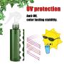 Empty Spray Bottles 7 oz - Spray Bottle For Hair With On-Off Control - UV Protection - For Taming Pets, Hair styling, Watering Plants, Perfumes & Cleaning Products (2 Pack) -Green