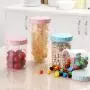 Convenient cover sealing cans food storage tanks plastic thick storage bottle storage boxes kitchen tools Home Organization Jars,Random Color,500ml Convenient cover sealing cans food storage tanks plastic thick storage bottle storage boxes kitchen tools Home Organization Jars,Random Color,500ml