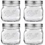 Ball Collection Elite Wide Mount 16Oz Pint Jars (Pack of 4)
