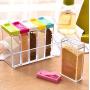 Moligh doll 6 Piece Spice Jar Colorful Seasoning Box Kitchen Condiment Storage Container Salt Dispenser