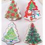 MOMU Christmas Tree Shape Tin Sealed Jar Jewelry Biscuits Coin Candy Storage Box Container Case Headphones Organizer