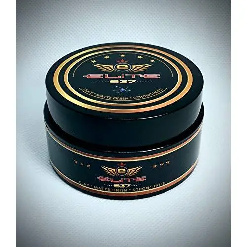 Clay Pomade For Men - Matte Finish - Strong Hold Natural Look – 100 grams Men’s Styling Product, Barber Approved – Ideal for Textured, Thickened & Modern Hair Clay Keeps Hair Style in Place Elite 637 Clay Pomade For Men - Matte Finish - Strong Hold Natural Look – 100 grams Men’s Styling Product, Barber Approved – Ideal for Textured, Thickened & Modern Hair Clay Keeps Hair Style in Place Elite 637