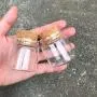 Glasflaschen mit 475033mm Kapazität, 50ml, mit Korken – Kleine, transparente Mini-Glasampullen & -gefäße, 12 Stück/Los