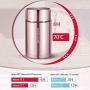 Food flask Hot 1L Insulated 304 Stainless Steel Food Jar with Folding Spoon Storage Bag Multi-Purpose for Food