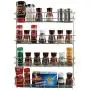 4 Tier Spice Rack - Cabinet Door and Wall Mountable Spice Rack - Herb Rack Chrome - Kitchen Cupboard Storage Organizer by Coninx - Holds 32 Jars 4 Tier Spice Rack - Cabinet Door and Wall Mountable Spice Rack - Herb Rack Chrome - Kitchen Cupboard Storage Organizer by Coninx - Holds 32 Jars