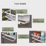 Magnetic Spice Rack, Kitchen Fridge Organizer Shelf for Storage Spice, Condiment, Seasoning - Space Saving New Design Fridge Side Jars Rack Holder (Medium,White) Magnetic Spice Rack, Kitchen Fridge Organizer Shelf for Storage Spice, Condiment, Seasoning - Space Saving New Design Fridge Side Jars Rack Holder (Medium,White)