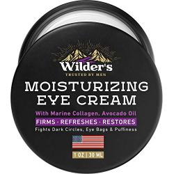 Moisturizing Mens Eye Cream - Eye Firming & Refreshing Men’s Wrinkle Cream - Made in USA - Mens Anti-Aging Cream for Dark Under-Eye Circles, Eye Bags & Puffiness - Under Eye Cream for Men 1 oz