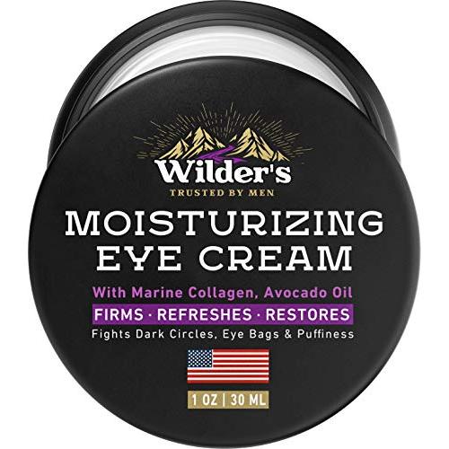 Moisturizing Mens Eye Cream - Eye Firming & Refreshing Men’s Wrinkle Cream - Made in USA - Mens Anti-Aging Cream for Dark Under-Eye Circles, Eye Bags & Puffiness - Under Eye Cream for Men 1 oz