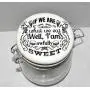 25 Home Decor New 25oz IF WE are What WE EAT IM Awfully Sweet Air Tight Ceramic Hinged Lid & Glass Canister Storage Jar 25 Home Decor New 25oz IF WE are What WE EAT IM Awfully Sweet Air Tight Ceramic Hinged Lid & Glass Canister Storage Jar