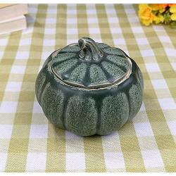 FUYU Pumpkin Ceramic Seal Cans Food Storage Jar Snack Cans with Lid