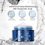 Face Cream with Hyaluronic Acid, Mylansea Face Moisturizer with Vitamin E for Lasting Hydrating, Smoothing your skin and Repairing Various Problems caused by Lack of Water, 50g