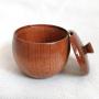 Seasoning Jar, Maserfaliw Wooden Seasoning Pot Spice Jar Spoon Set with Lid Kitchen Storage Container, Recyclable, Suitable For Holiday Gifts In The Outing and Indoors.