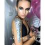 Silver Holographic Chunky Glitter ✮ Large 30g Jar KARIZMA BEAUTY ✮ Festival Glitter Cosmetic Face Body Hair Nails