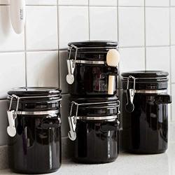 Ceramic Sealed Jars, Moisture-Proof Kitchen Food Containers, Storage Of Coffee Beans/Cereal/Oatmeal/Milk Powder