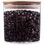 7.1 FL OZ (210 ML) Glass Food Storage Jar, Food Storage Canister with Airtight Seal Bamboo Lid, Kitchen Serving Food Glass Container for Tea/Coffee/Sugar/Spice/Herbs/Candy/Cookies 7.1 FL OZ (210 ML) Glass Food Storage Jar, Food Storage Canister with Airtight Seal Bamboo Lid, Kitchen Serving Food Glass Container for Tea/Coffee/Sugar/Spice/Herbs/Candy/Cookies