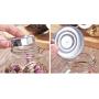 TELLW Kitchen with lid sealed cans snack dried fruit storage bottle storage Jar Jar clear glass bottle storage tank