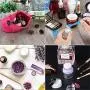 Bouteilles à Échantillons en Plastique Transparent 21 Pièces, 10/15/20g, Ronds, avec Bouchons à Vis et 7 Mini Spatules pour Cosmétiques, Ongles, Bijoux Bouteilles à Échantillons en Plastique Transparent 21 Pièces, 10/15/20g, Ronds, avec Bouchons à Vis et 7 Mini Spatules pour Cosmétiques, Ongles, Bijoux