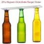 Bottle Hanger - Bottle Holder 2Pcs Magnetic Drink Bottle Hanger Holder Beer Storage Fridge Refrigerator Jars Organizer