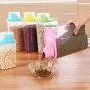 Plastic Food Kitchen Container Sealed Crisper Grains Tank Storage Kitchen Sorting Rice Storage Box Container Jars Blue 2.5L