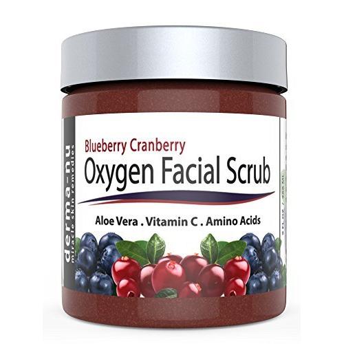 Blaubeere-Cranberry Sauerteiggesichtmaske – Peeling-Gesichtswirkung mit Anti-Aging-Antioxidantien für strahlende Haut. Natürliche und organische Inhaltsstoffe, ideal für alle Hauttypen, einschließlich trockener oder empfindlicher Haut. 285 ml