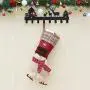BlagenertJ Hängeweihnachtsschünkel 3D Elch Schneemann Santa Geschenkbeutel Süßigkeiten Aufbewahrungsbeutel für Weihnachtsbedarf Schneemann