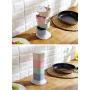 Shopps Multi-Color Vertical Seasoning jar, Rotating Seasoning Storage, Finishing Device, with 4 Spoons, Safe Material, can be Used to Hold seasonings.