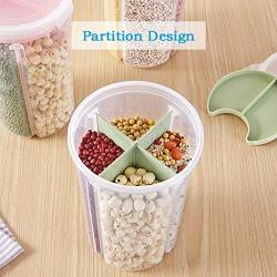 Food Storage Containers Plastic with Lids Airtight Bpa Free Large, Cereal Storage Containers Dispenser Cookie Jar for Kitchen Pantry Organization Canister Candy Bulk, 2L / 8L (Size : 2L)