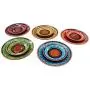 Cactus Canyon Ceramics Spanish Terracotta 5-Piece Small Dinner Plate Set (European Size), Multicolor Cactus Canyon Ceramics Spanish Terracotta 5-Piece Small Dinner Plate Set (European Size), Multicolor