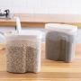 Cwg 3 Set of Sealed Storage Containers, Grain Miscellaneous Grains Storage Jars Plastic Kitchen Storage Box Food Crisper Dry Goods Storage Tank