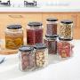 Yl Ly Large Glass Sealed Cans Transparent Glass Jars Jars Nuts Storage Jars Candy Bottles Glass Jars 380Ml