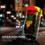 Stash Jar by GnarJars - Smell Proof Container, Airtight Jar, Heady Glass - two part lid doubles as extra storage with 10ft premium hemp wick.