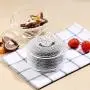 Glas Candybehälter mit Kristall-Transparentem Glas, Deckel, Gewürzbehälter, Teebehälter, Obstzuckerbehälter, 7. Zuckerzylinder, 1216,511 cm